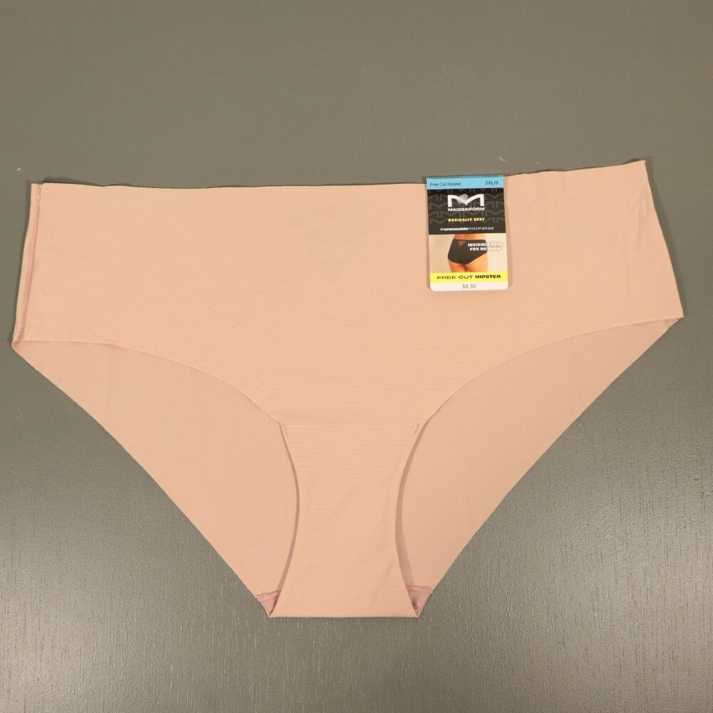 NWT Maidenform Free Cut Hipster Undies Size 2XL